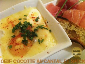 Oeuf cocotte cuit